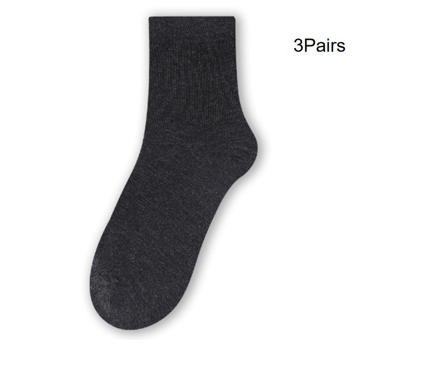 Men's Pure Cotton Sweat Absorbing And Breathable Mugwort Scented Socks