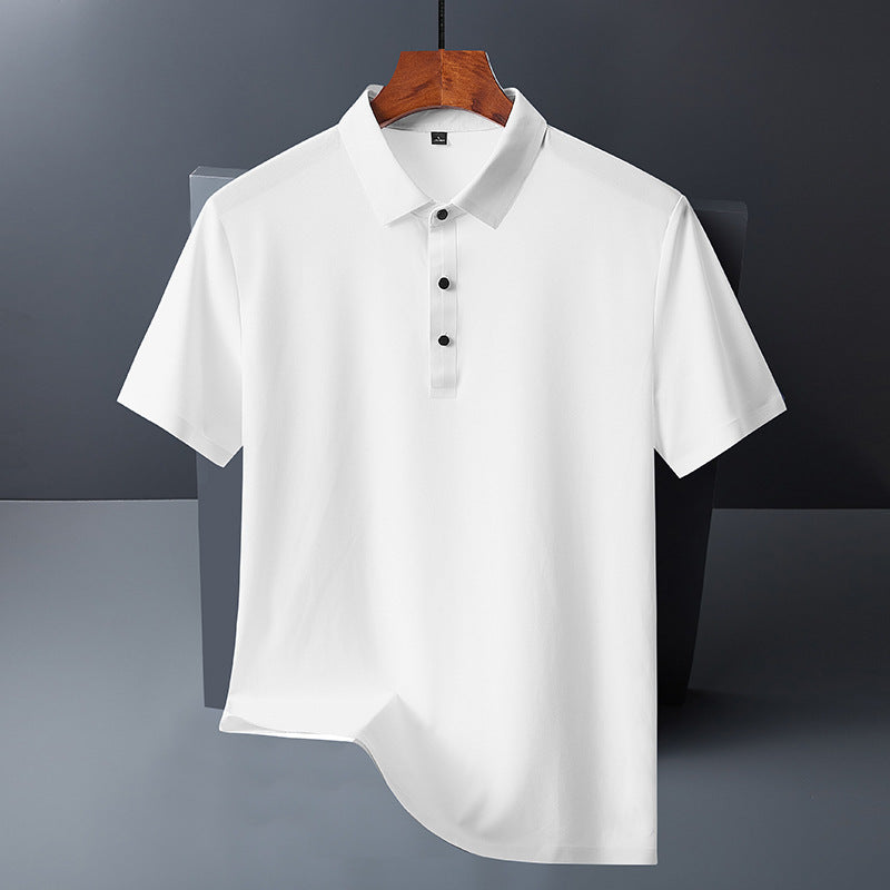 Men's Summer Seamless Ice Silk T-shirt