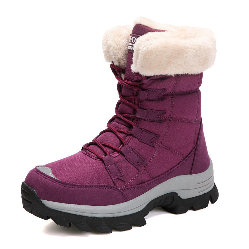 Women's Outdoor Fleece-lined Warm Snow Boots