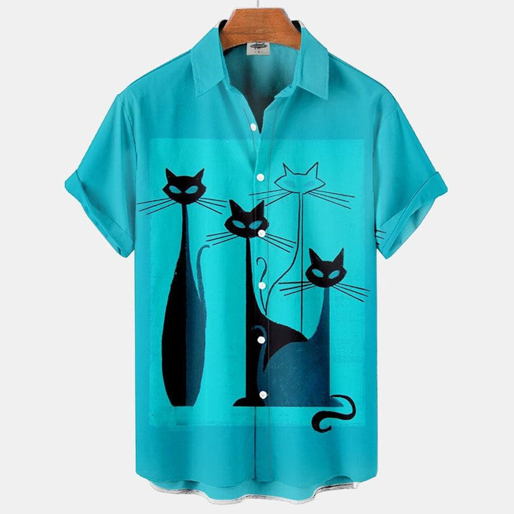 Digital Printed Large Shirt For Men