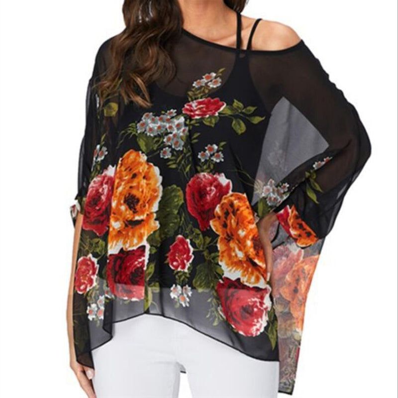 Ops Shirt Casual Beach Boho Blouses Female Oversize Clothing