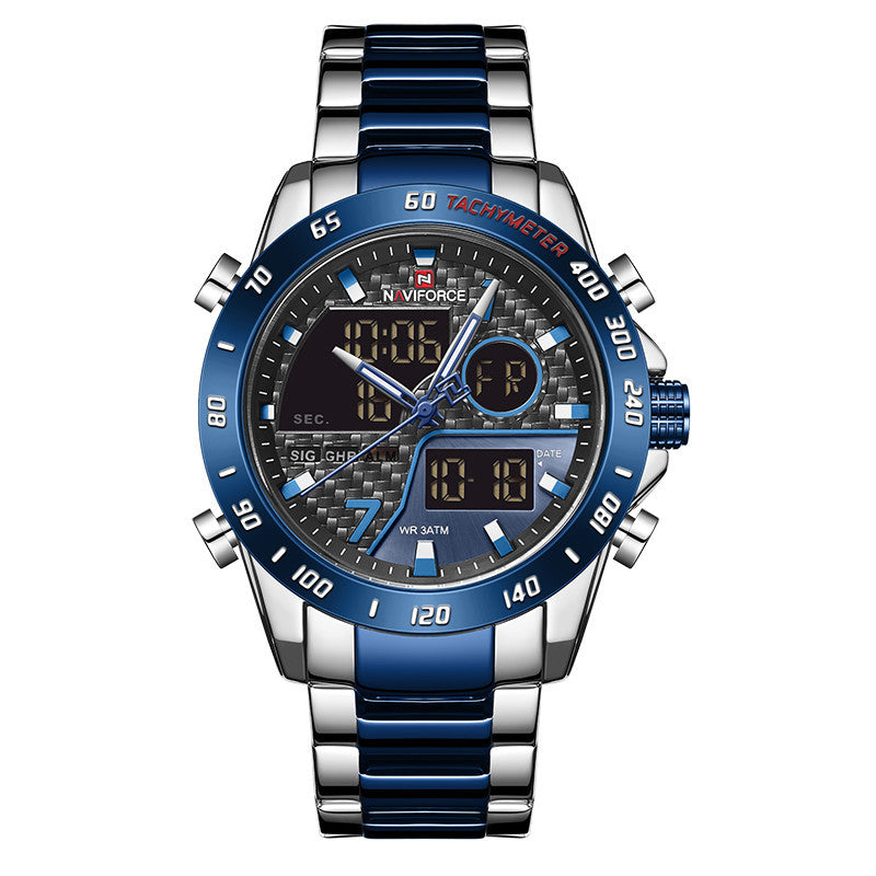 NAVIFORCE dual display quartz watch