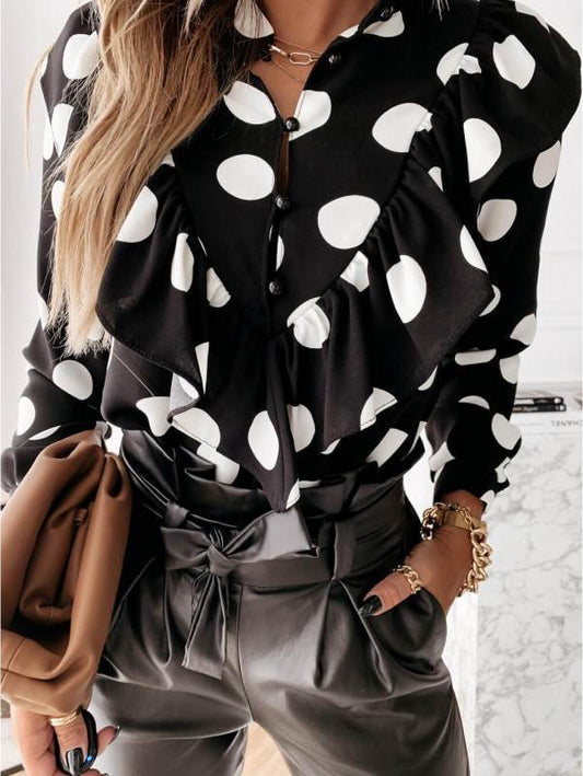 Women Blouses Long Sleeve Shirt Casual Tops