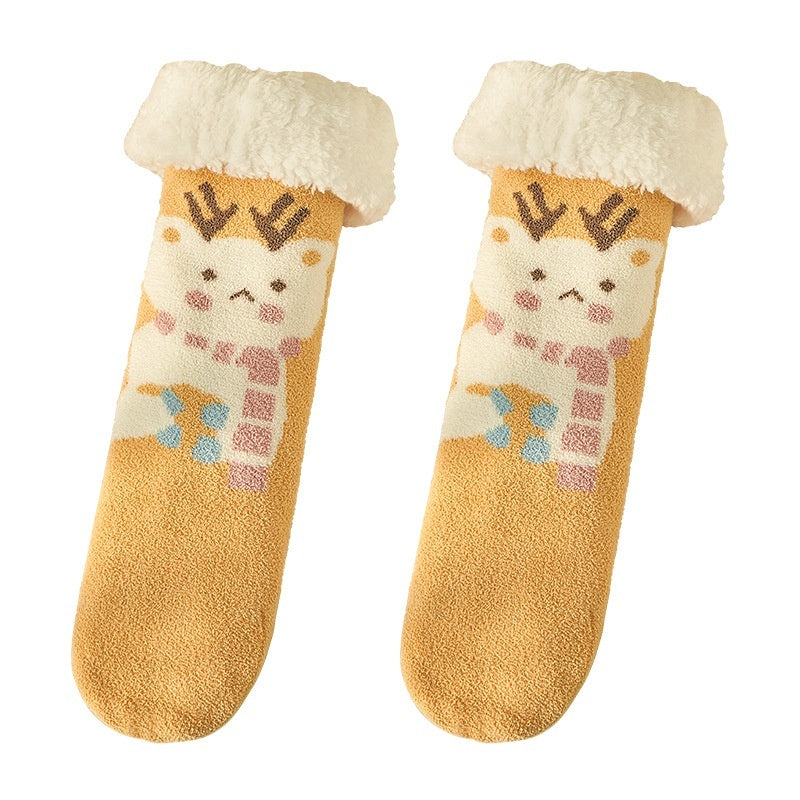 Lamb Fleece Room Socks Children's Tube Socks