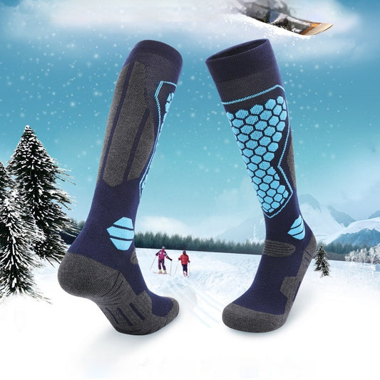 Men's And Women's Long Warm Thickening Exercise Snow Socks