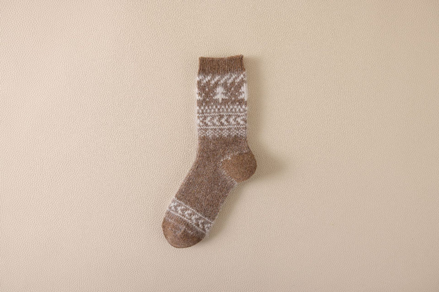 Autumn And Winter Ins Tide Mid-calf Thick Needle Double Needle Women's Socks