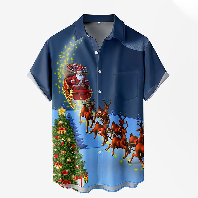 Christmas Series 3D Printed Shirt Casual