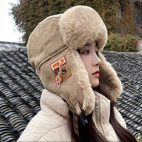 Cotton Hat Men And Women Winter Thickened Earflaps