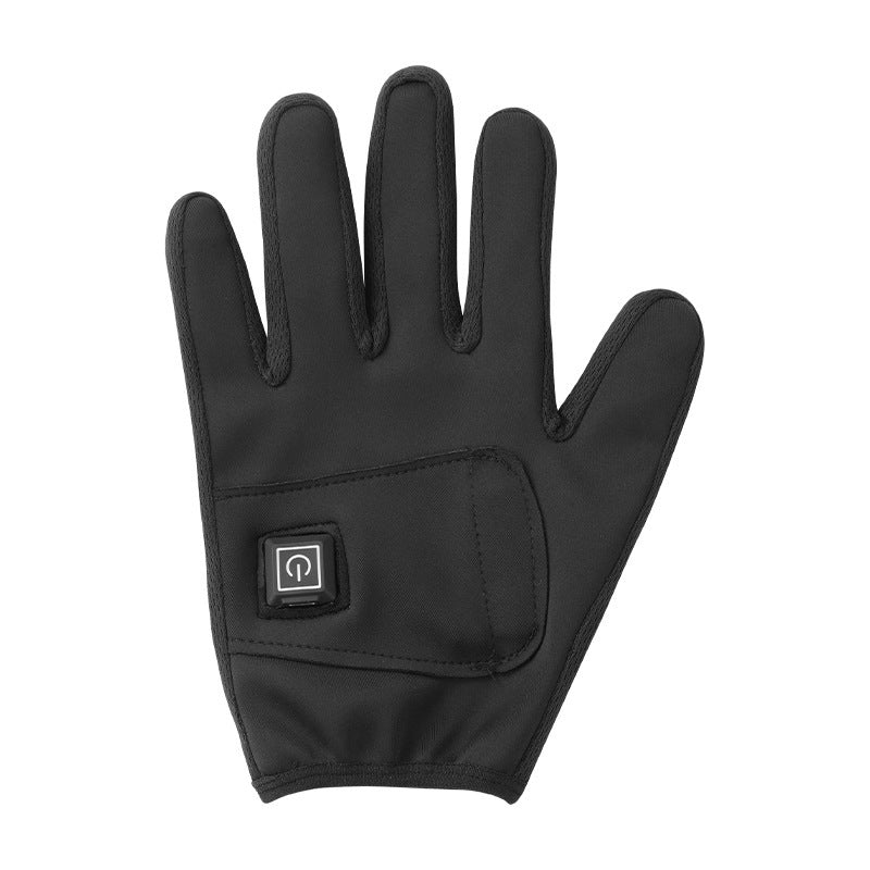 Winter USB Charging Full Palm Heating Gloves Outdoor Riding Cold-proof