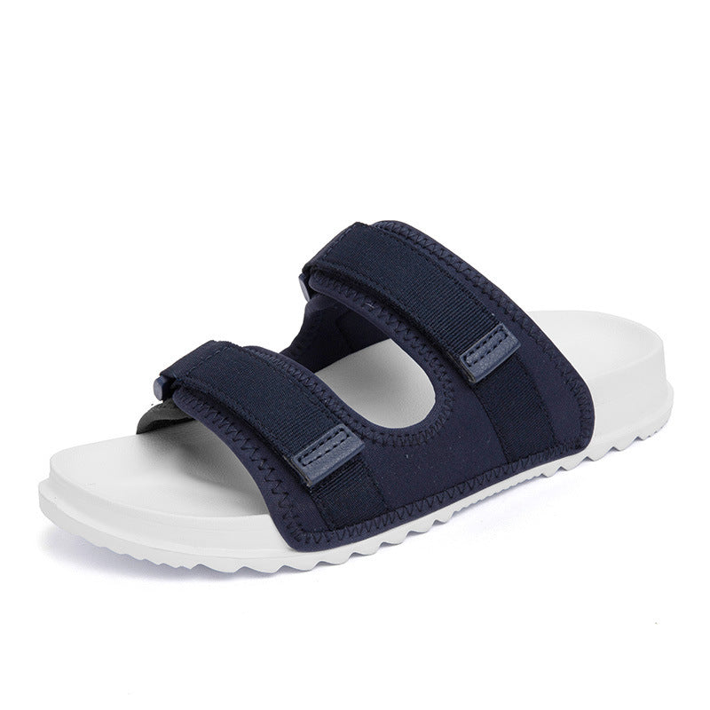 Summer One-word Slippers Outdoor Large Size Beach Shoes Casual Vietnamese Men's Sandals