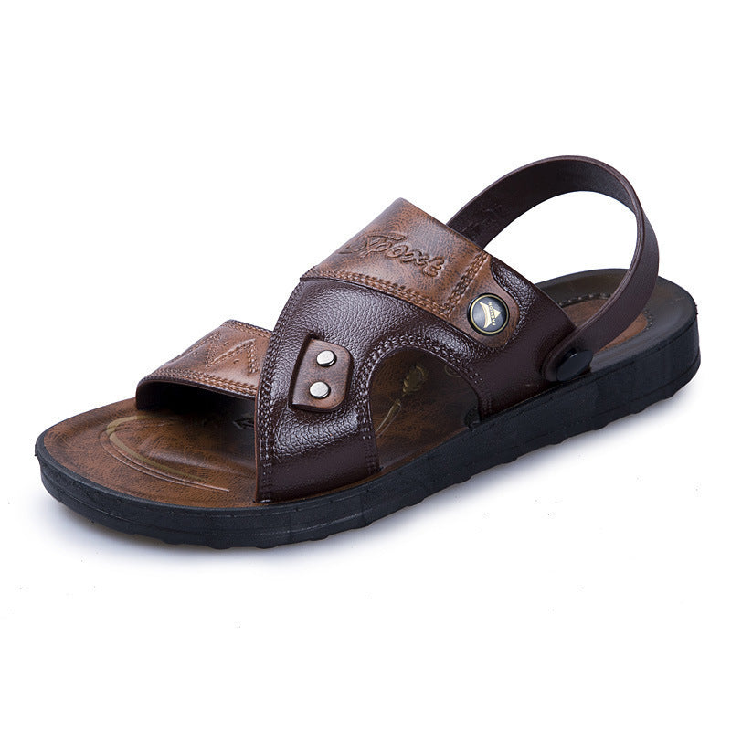 Men's Casual Beach Shoes Dual-use Non-slip Sandals And Slippers