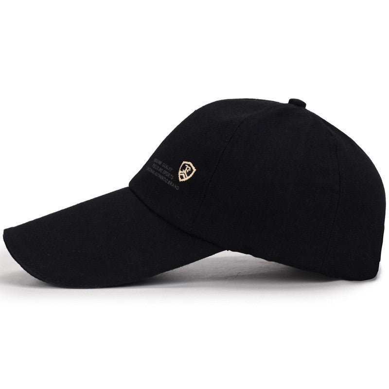 Canvas Small F Baseball Cap Men And Women Fashion Four Seasons Leisure