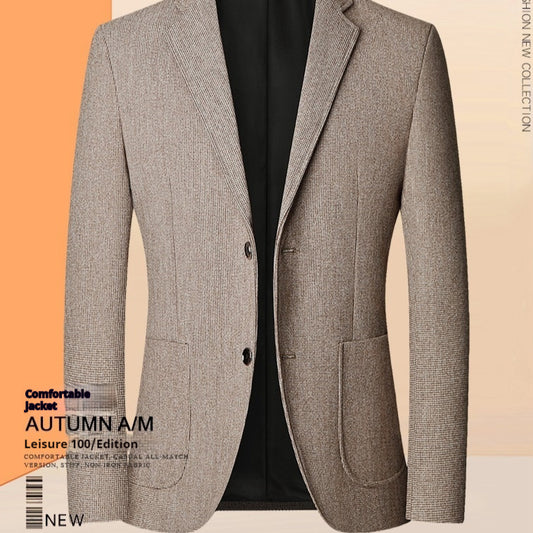 Middle-aged Men's Suit Casual Jacket