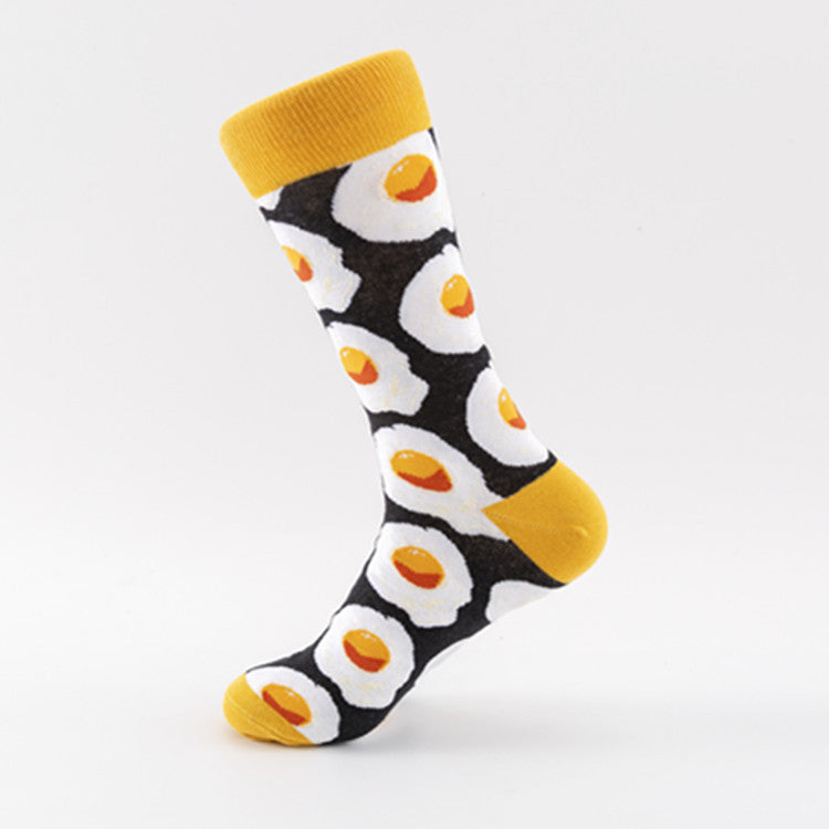 Trendy Mid-calf Length Socks Plus Size Men