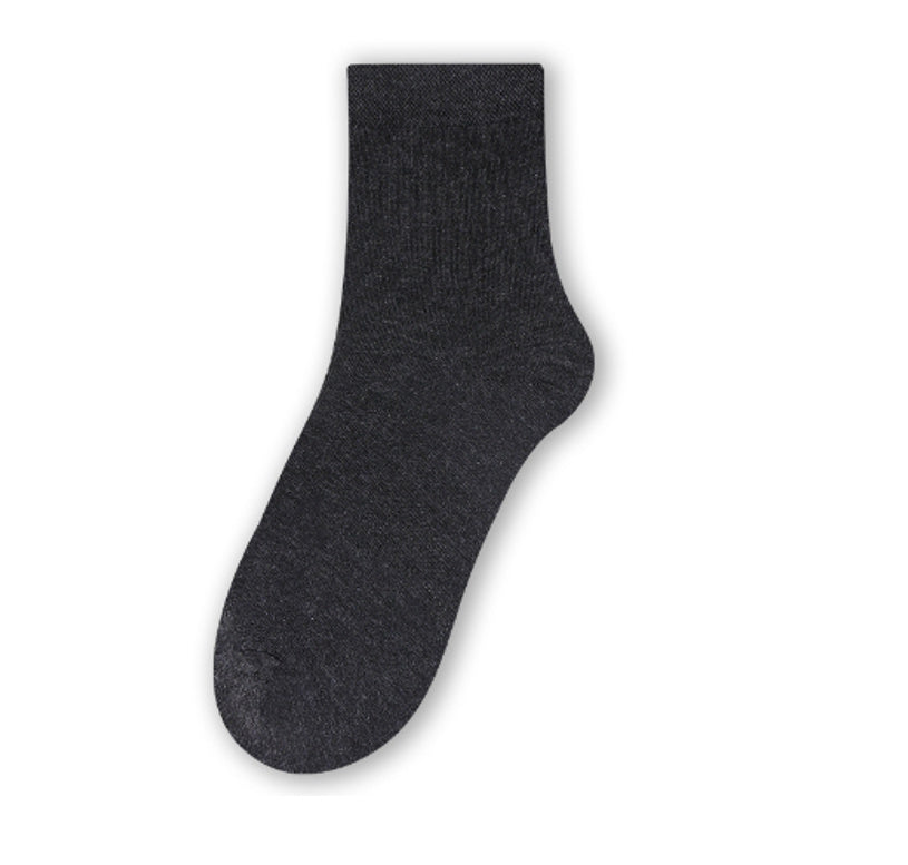 Men's Pure Cotton Sweat Absorbing And Breathable Mugwort Scented Socks