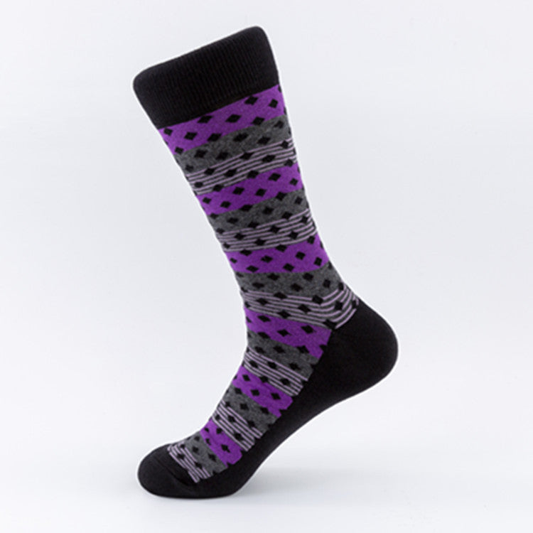 Men's Mid-calf Length Sock Europe And America