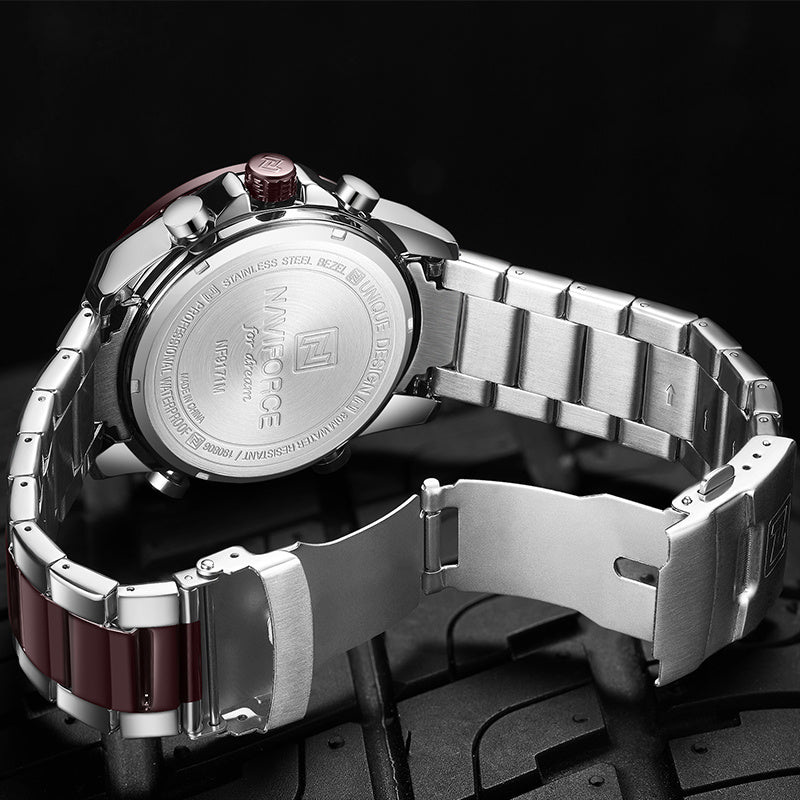 NAVIFORCE dual display quartz watch