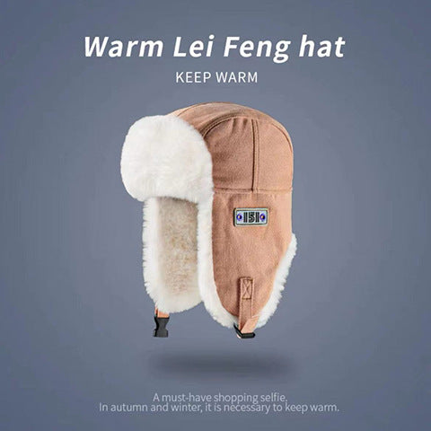 Cotton Hat Men And Women Winter Thickened Earflaps