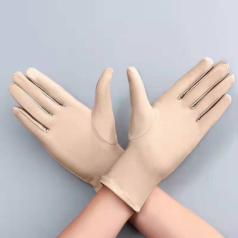 Spandex High Elastic Jewelry Etiquette Sun Protection Dance Driving Gloves For Performance