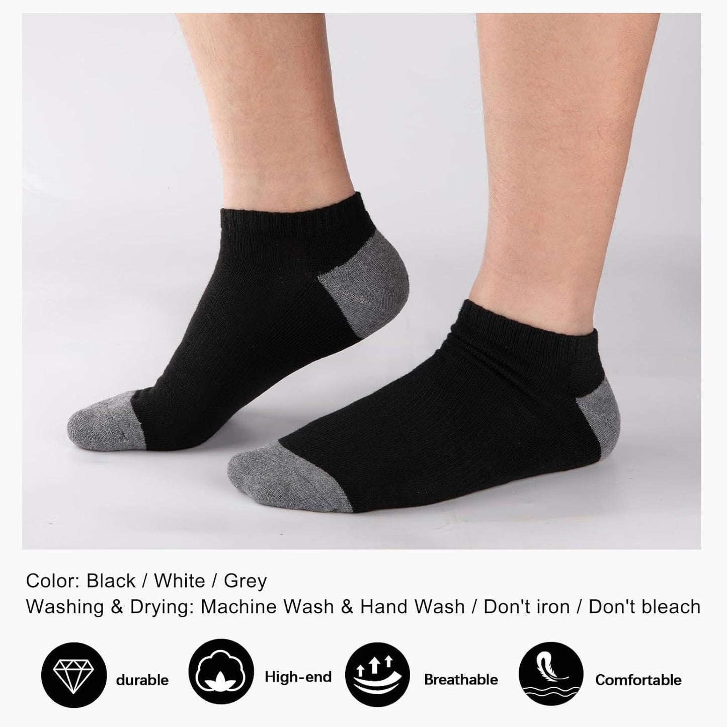 Low Cotton Ankle Socks Men's Summer Breathable