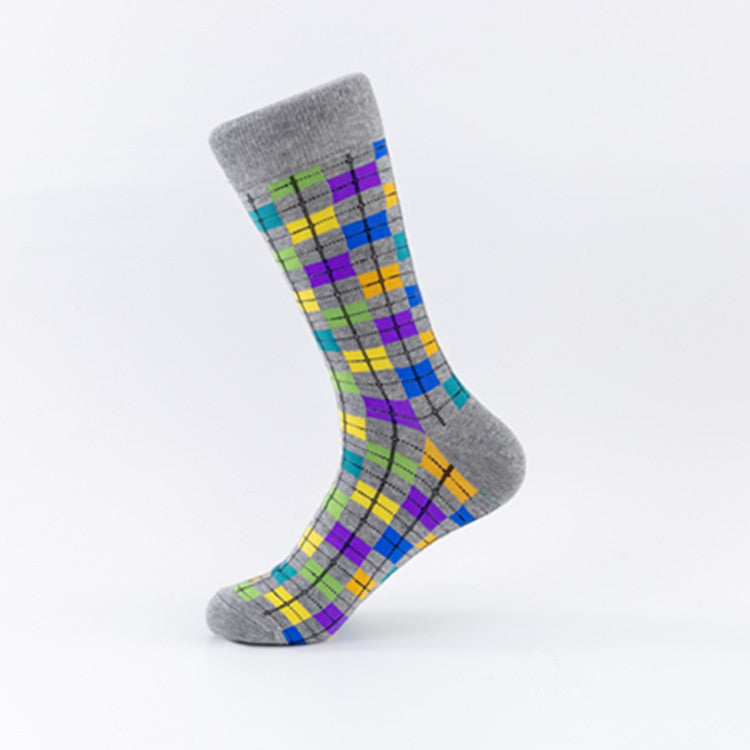 Men's Mid-calf Length Sock Europe And America