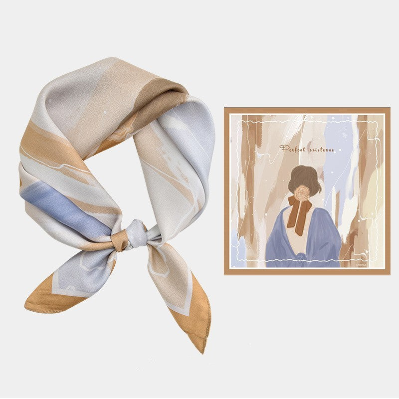 Trendy Women's All-match Fashionable High-grade Square Scarf