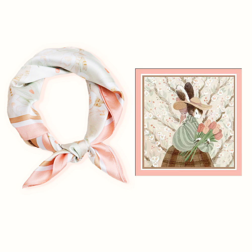 Trendy Women's All-match Fashionable High-grade Square Scarf