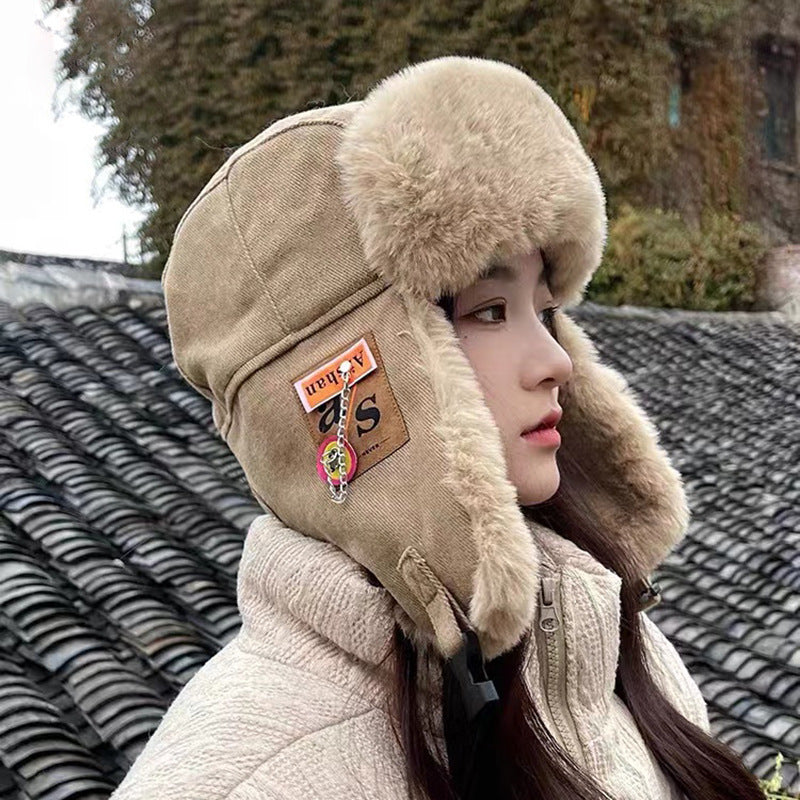 Cotton Hat Men And Women Winter Thickened Earflaps