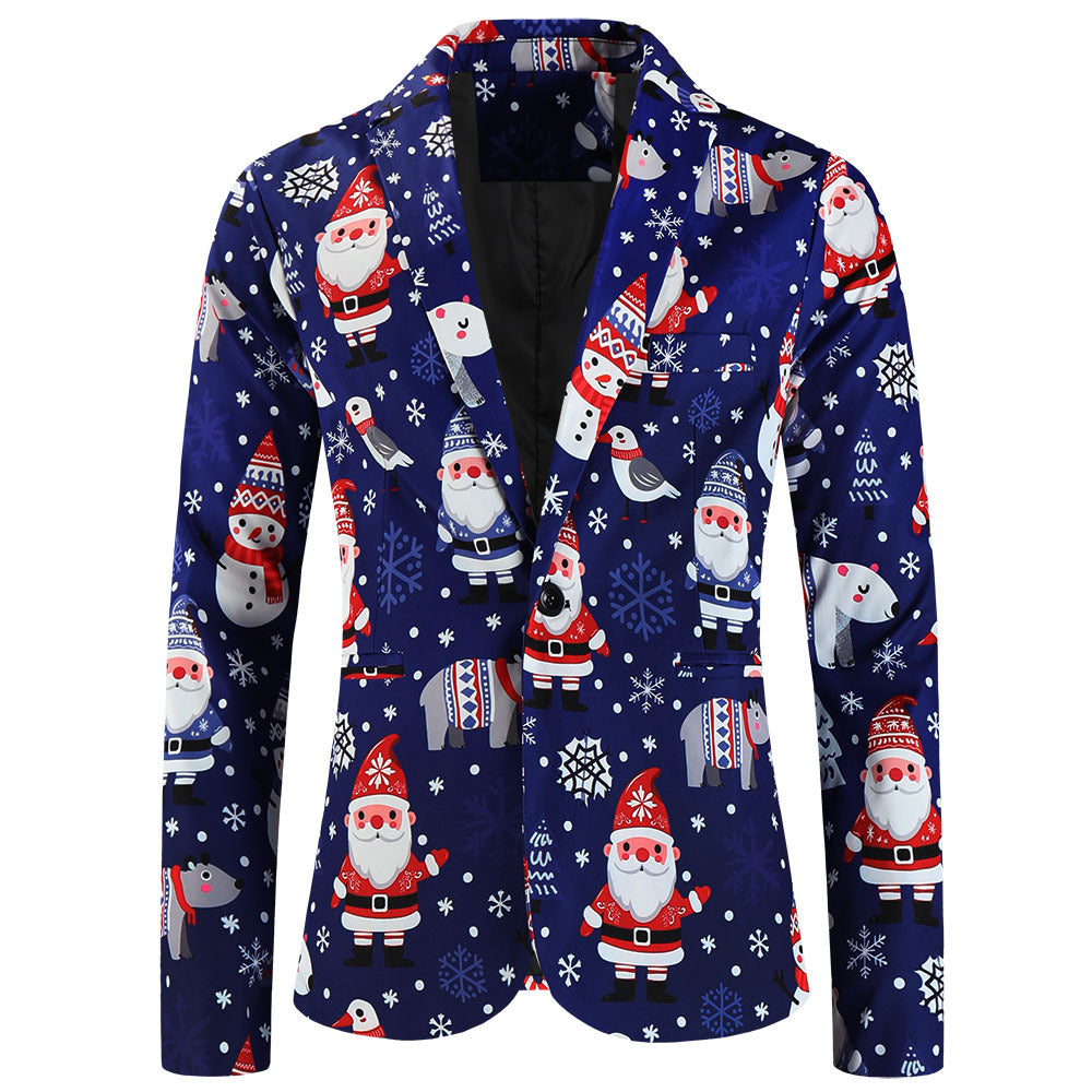 Christmas Series Printed Suit Suit Only