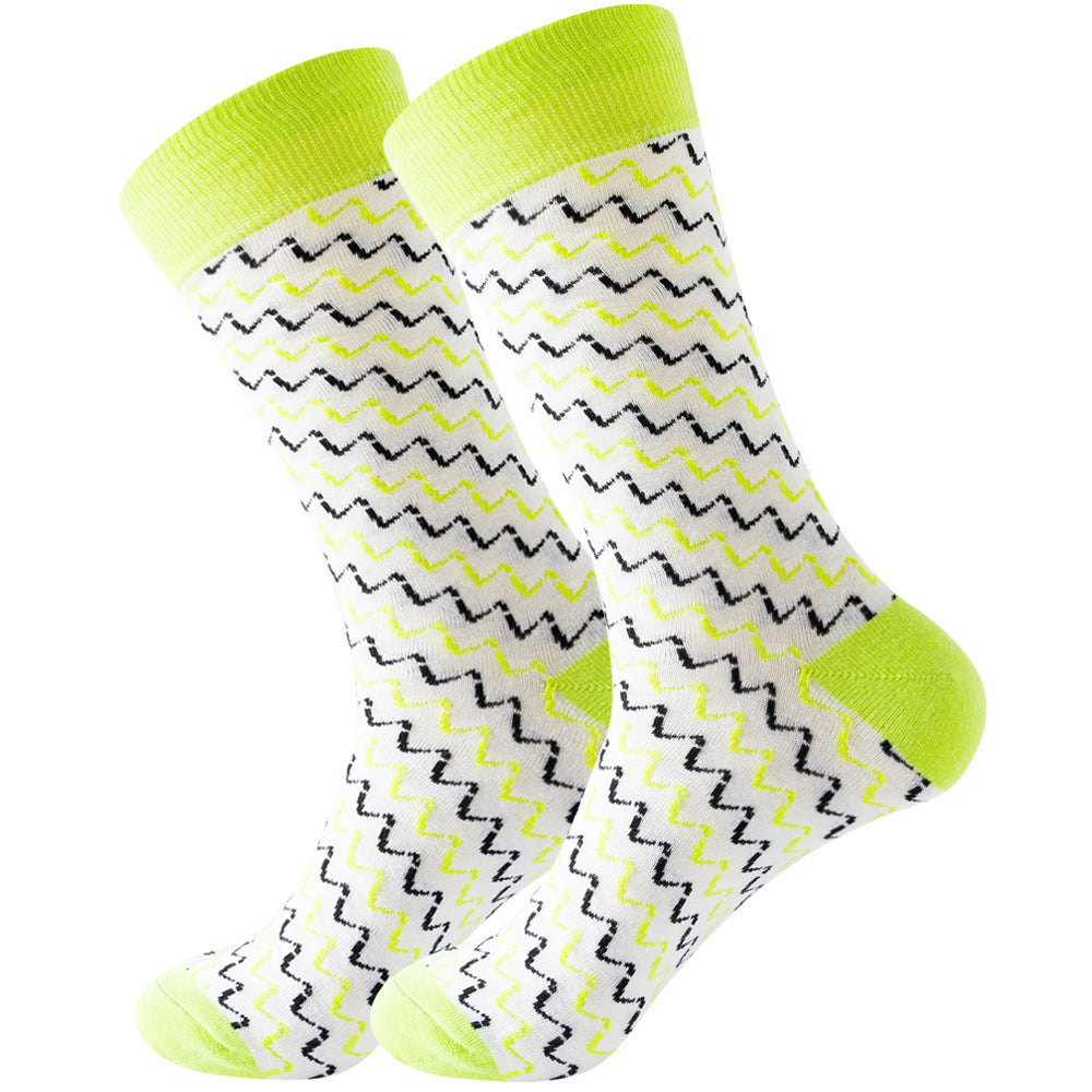 Striped Men And Women Trendy Color Street Cool Tube Socks