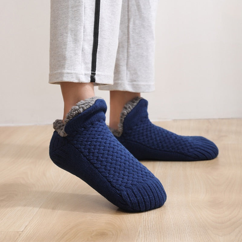 Twisted Winter Foot Fleece-lined Thickened Room Socks