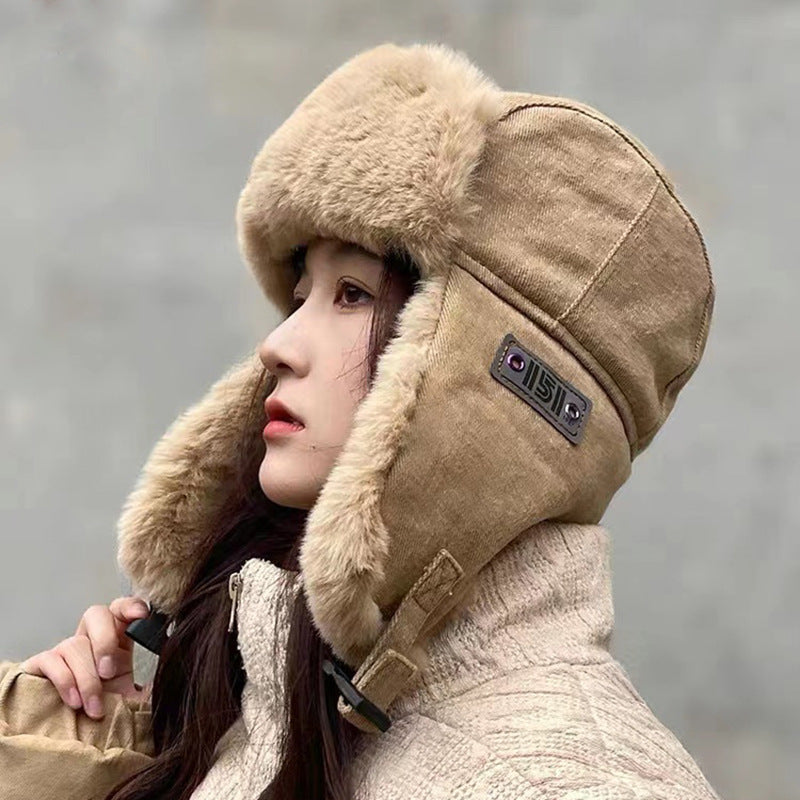 Cotton Hat Men And Women Winter Thickened Earflaps