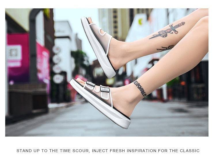 New Casual Word Trend Multicolor Breathable Flat Shoes