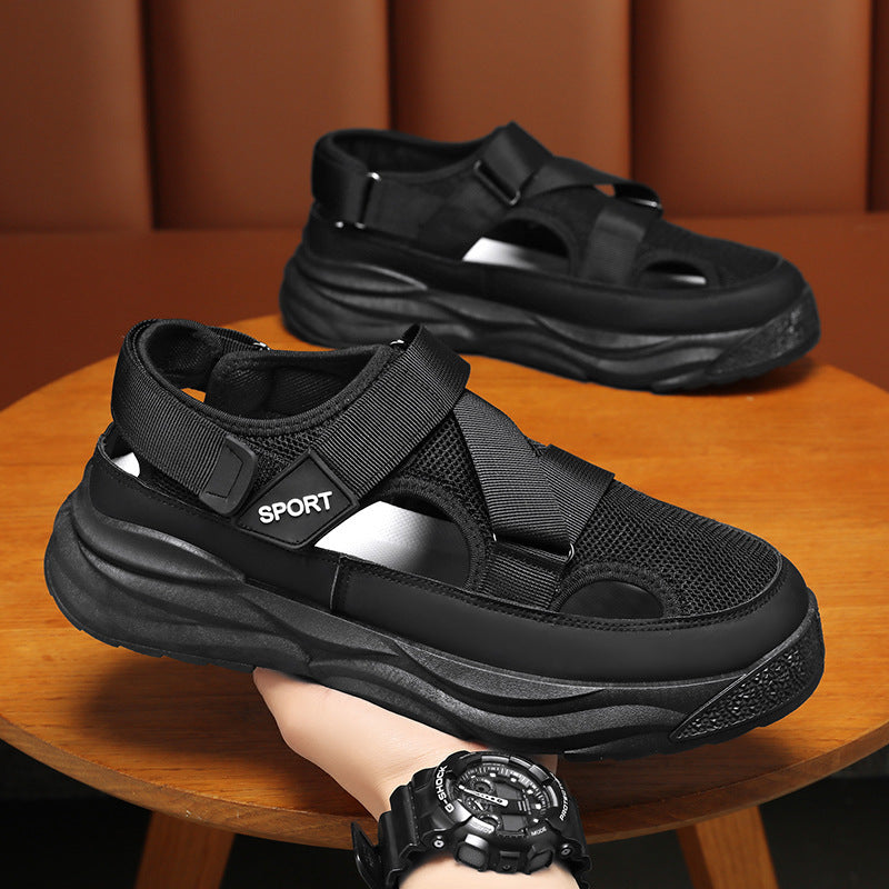 Men's Fashion Casual Closed Toe Sneaker Sandals