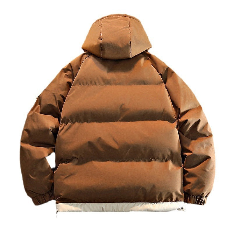 Two-piece Thickened Hooded Trend Couple Coat Men