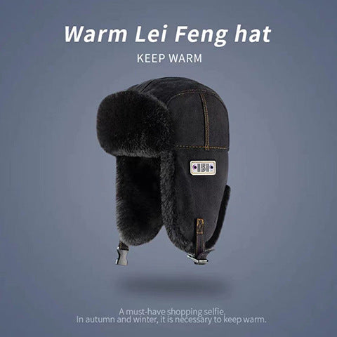 Cotton Hat Men And Women Winter Thickened Earflaps