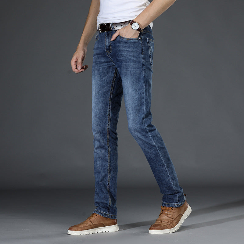 Business Stretch Jeans Men's Loose