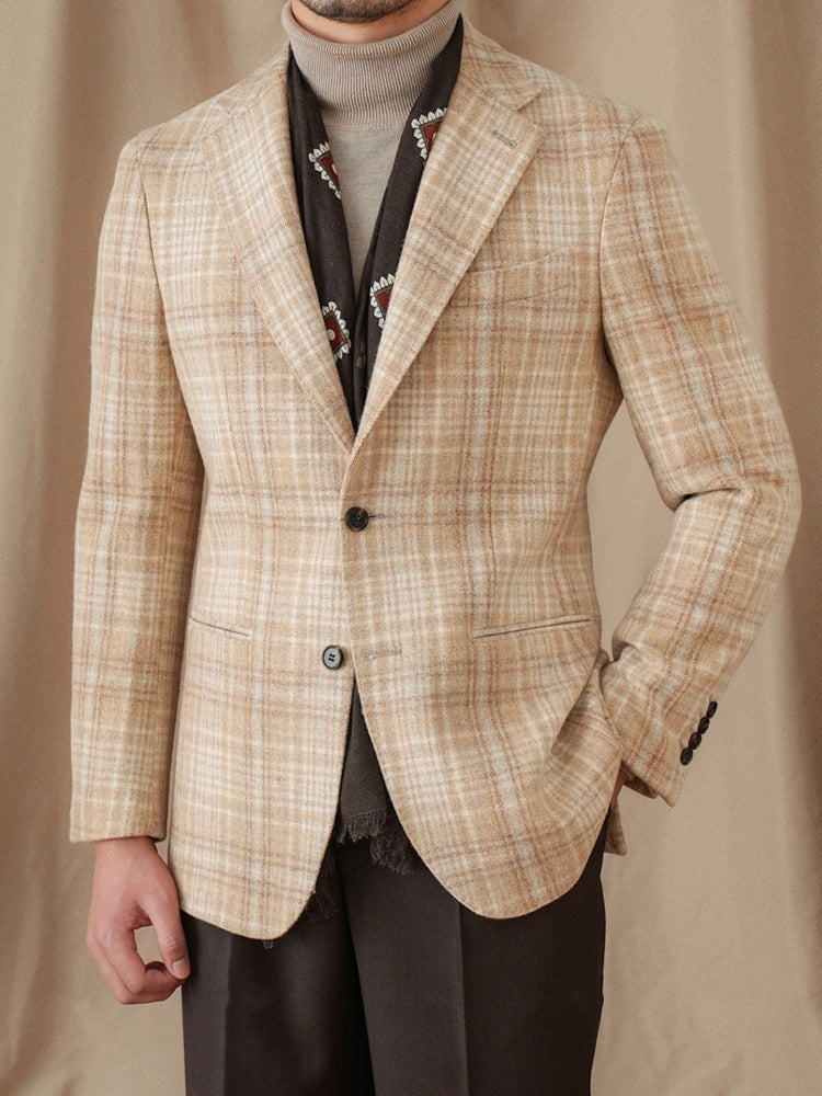 Wool Retro Suit Slim Fit All-match