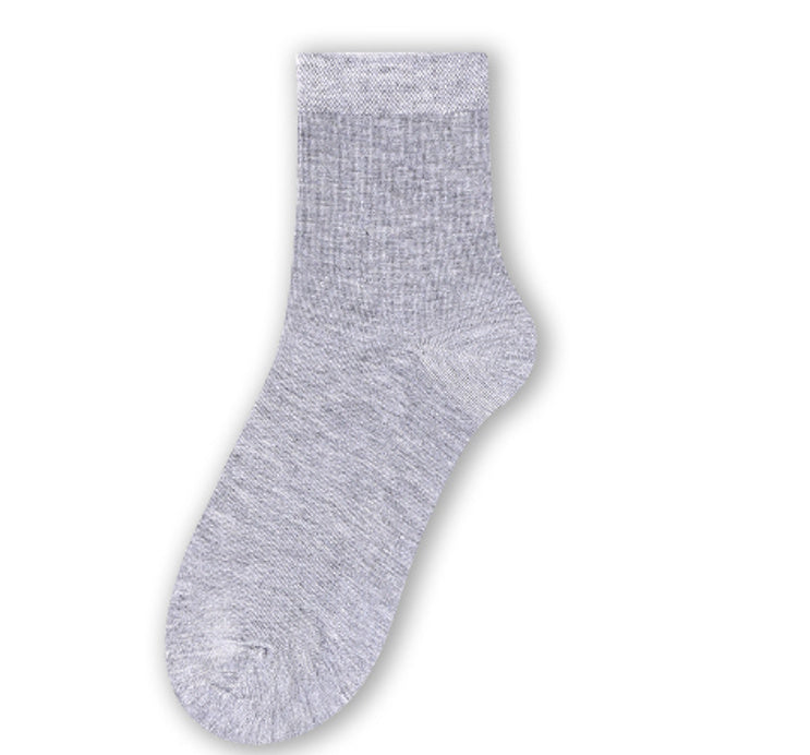 Men's Pure Cotton Sweat Absorbing And Breathable Mugwort Scented Socks