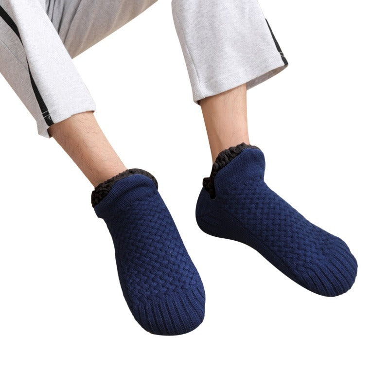 Twisted Winter Foot Fleece-lined Thickened Room Socks