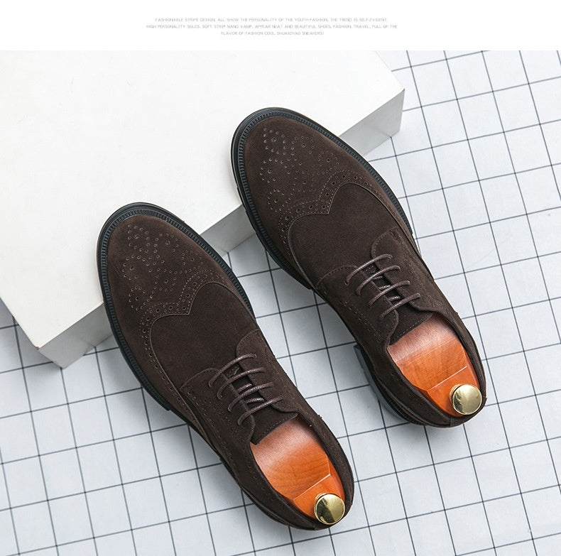 Leather Shoes Men's Formal Wear Business British Style Casual Summer