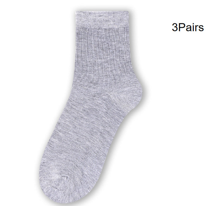 Men's Pure Cotton Sweat Absorbing And Breathable Mugwort Scented Socks