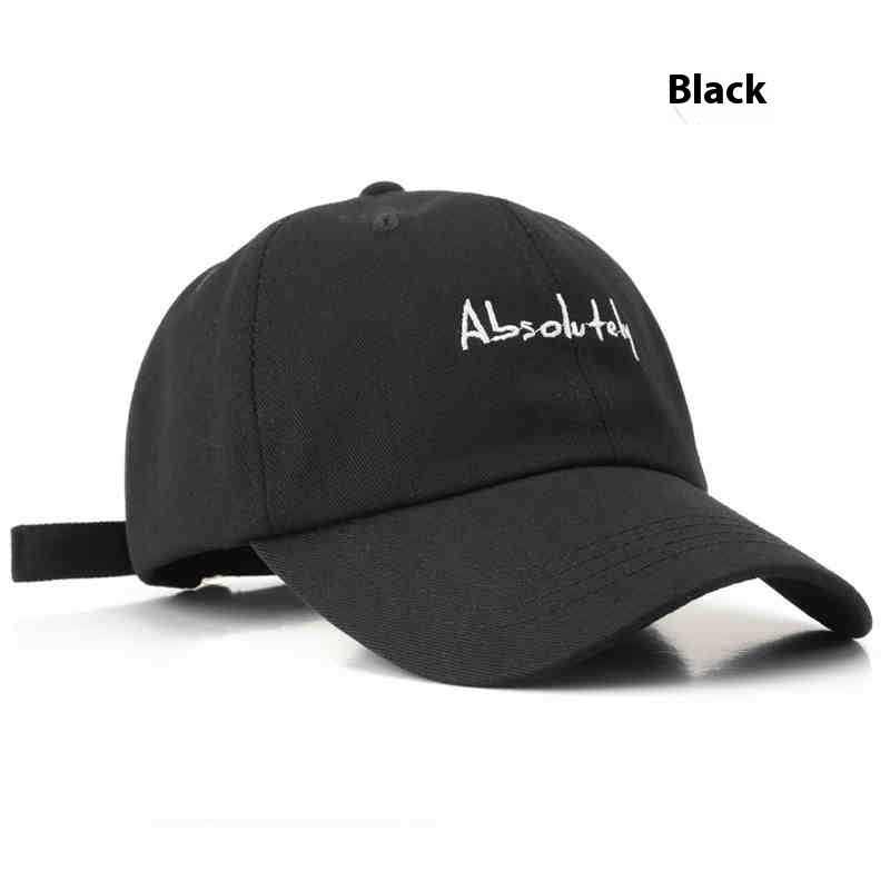 Black Peaked Versatile Casual Baseball Cap