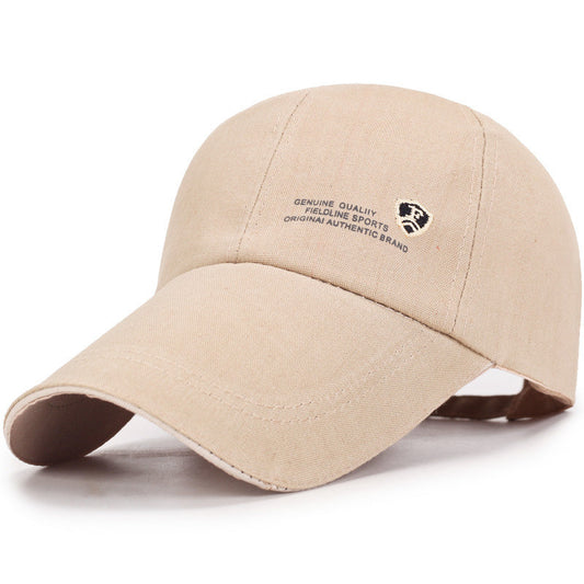 Canvas Small F Baseball Cap Men And Women Fashion Four Seasons Leisure