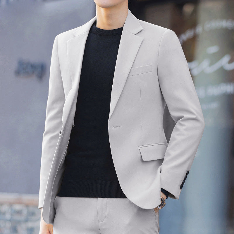 Business Casual Korean-style Slim-fit Trendy High-end Suit Men's Jacket